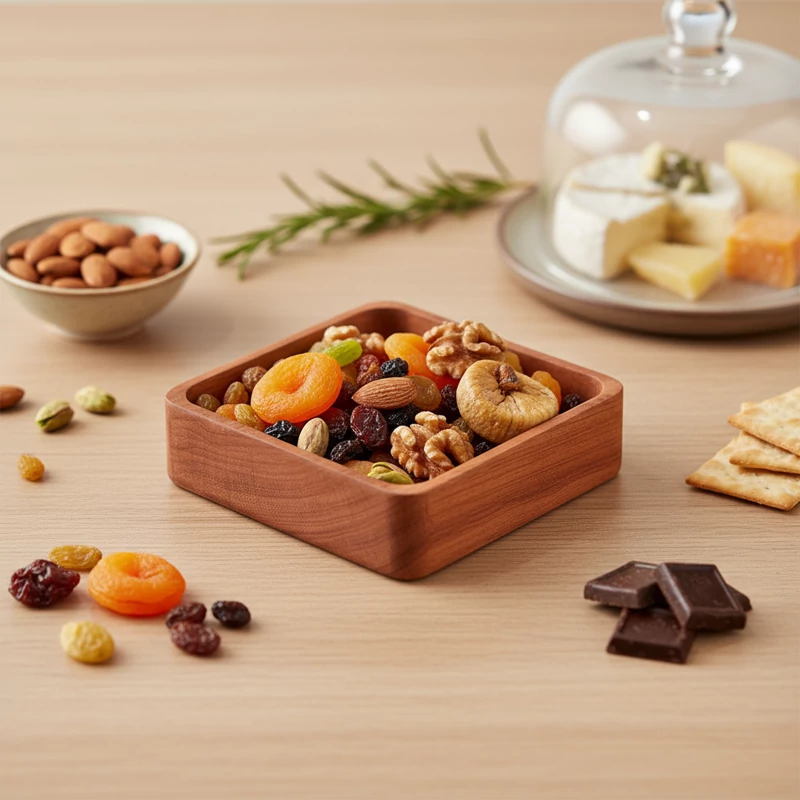 آجیل خوری مربع 3 پارچه