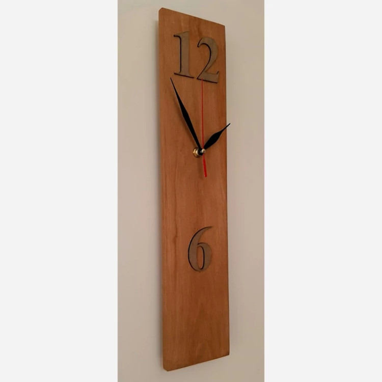 ساعت دیواری چوبی 10*40 کد WA03