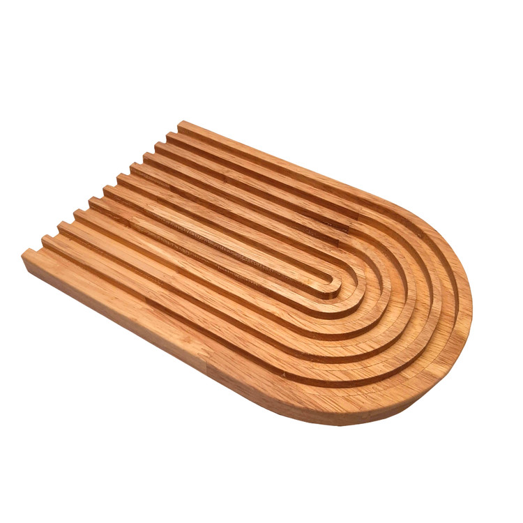 سینی سرو قهوه چوبی رابروود 12×21 مناسب کافی شاپ